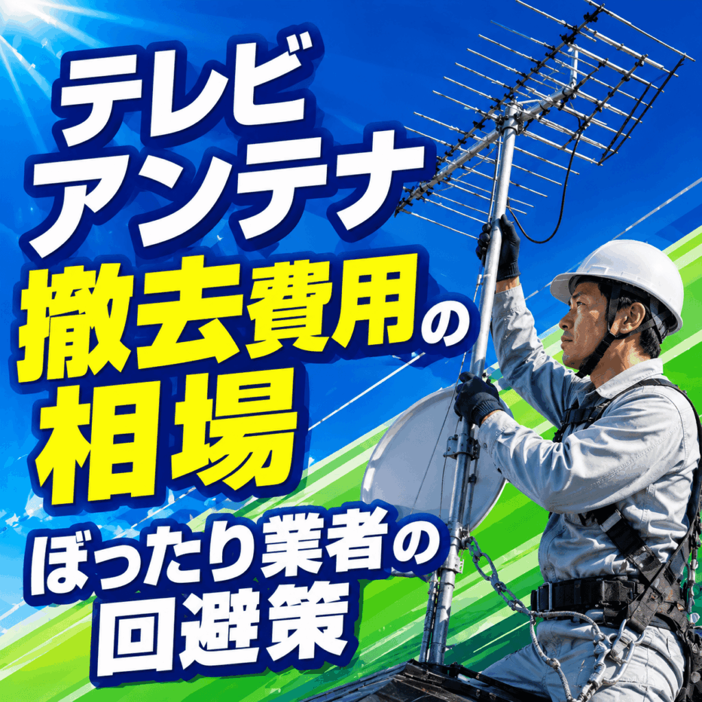 テレビアンテナ 撤去費用