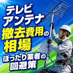 テレビアンテナ 撤去費用