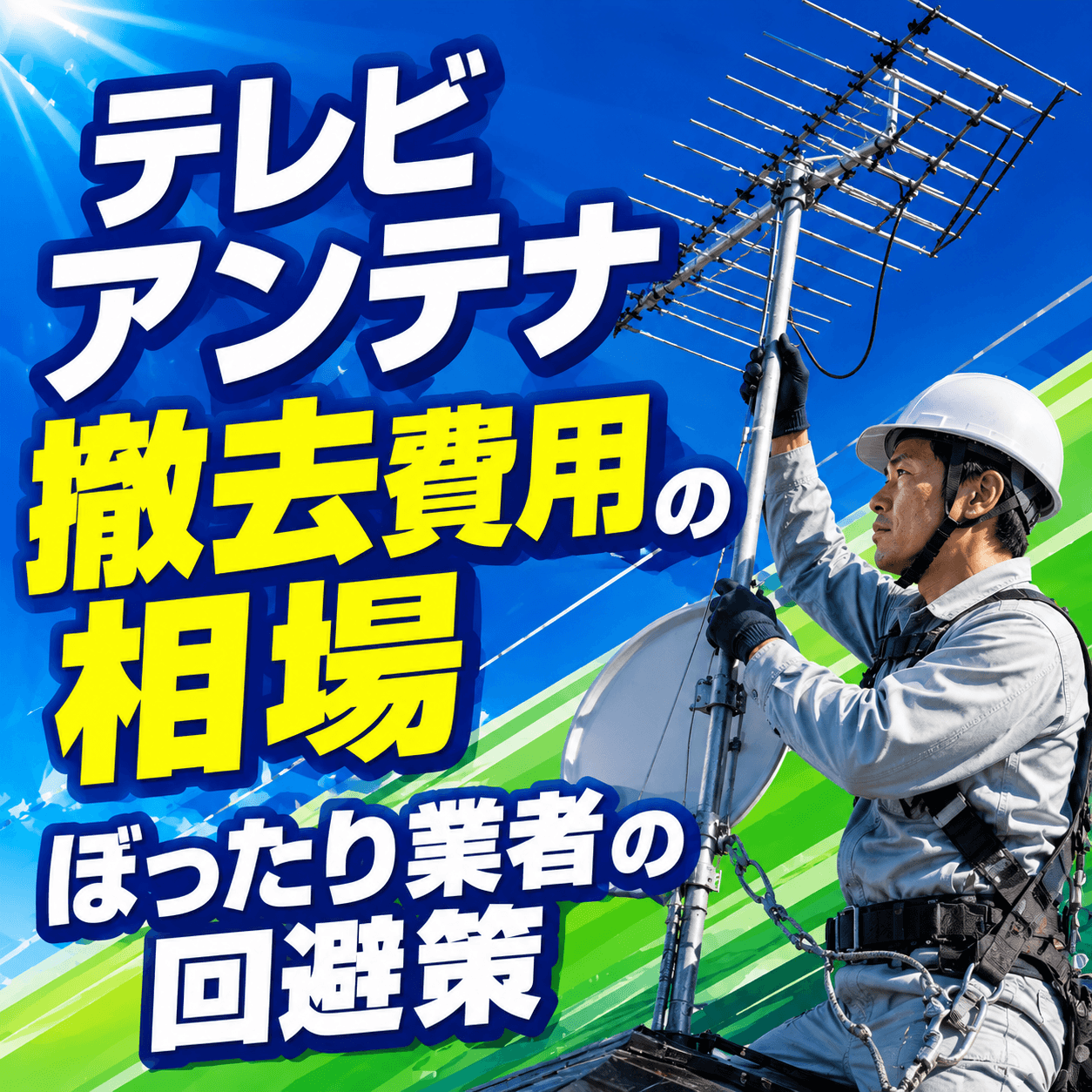 テレビアンテナ 撤去費用