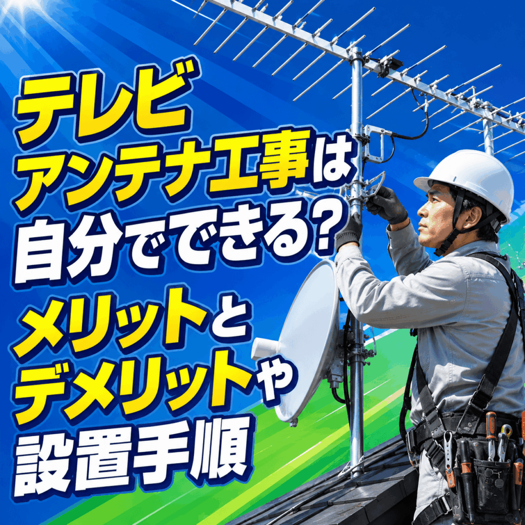テレビアンテナ工事 自分で