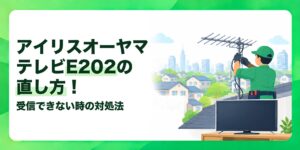 アイリスオーヤマテレビE202の直し方！ 受信できない時の対処法