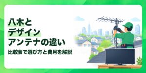 八木とデザインアンテナの違い 比較表で選び方と費用を解説